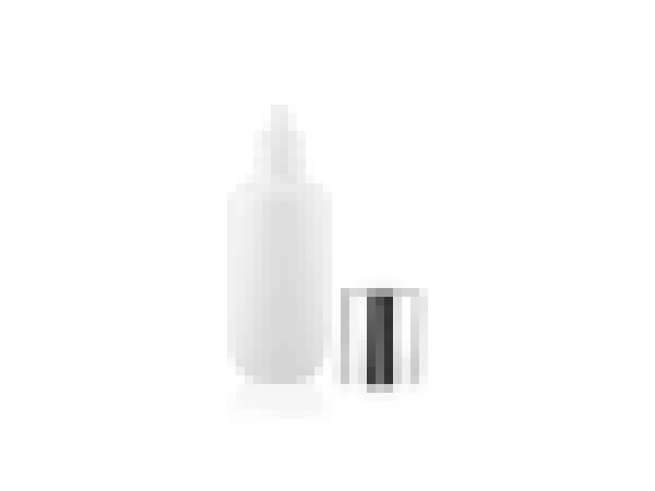 Frasco Dropper Prime Branco e Prata 30ml